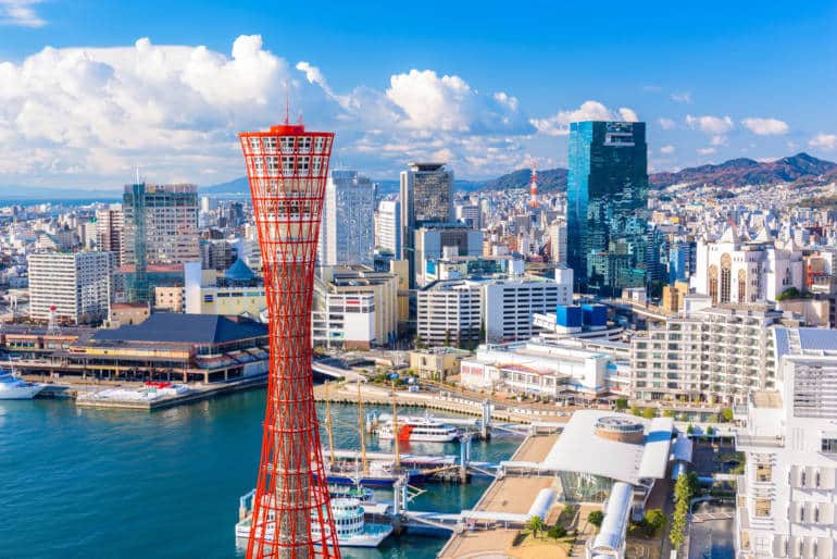 View of Kobe Port