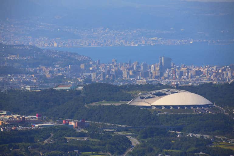 Oita City view, Oita Prefecture