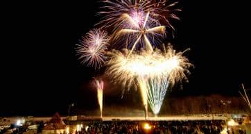 lake akan ice fireworks festival hokkaido