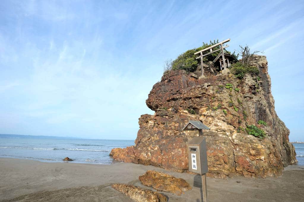 Inasa-no-hama picture in May 2025.